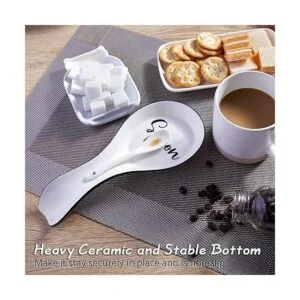 DAYYET Soporte grande para cucharas de cerámica para_5