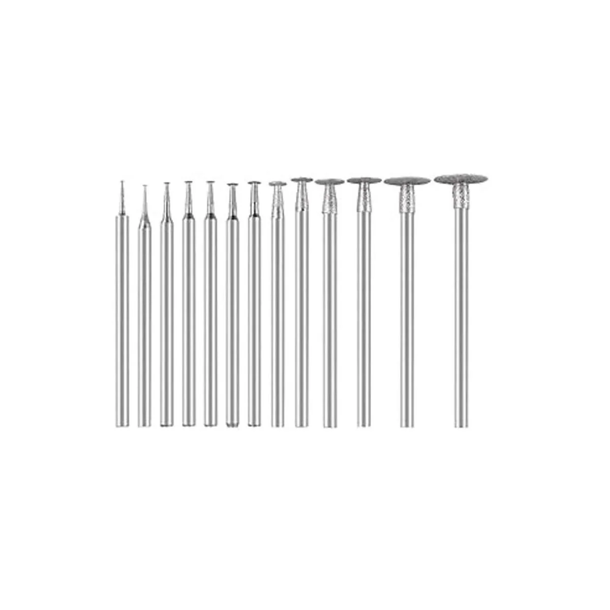 Luo ke Juego de 13 brocas de rebabas de diamante con_5