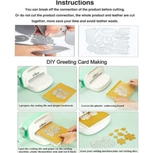 Troqueles de corte de metal con texto en inglés Happy_6