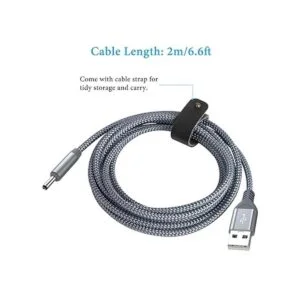 APETOO Cable de alimentación USB a CC de 5 V USB A a CC_5
