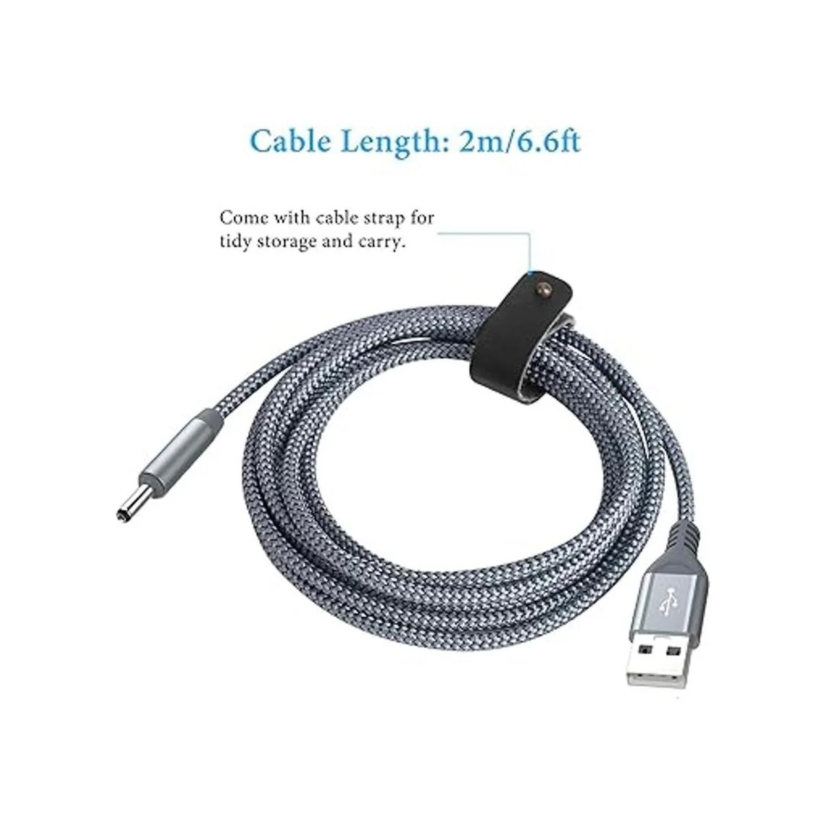 APETOO Cable de alimentación USB a CC de 5 V USB A a CC_5