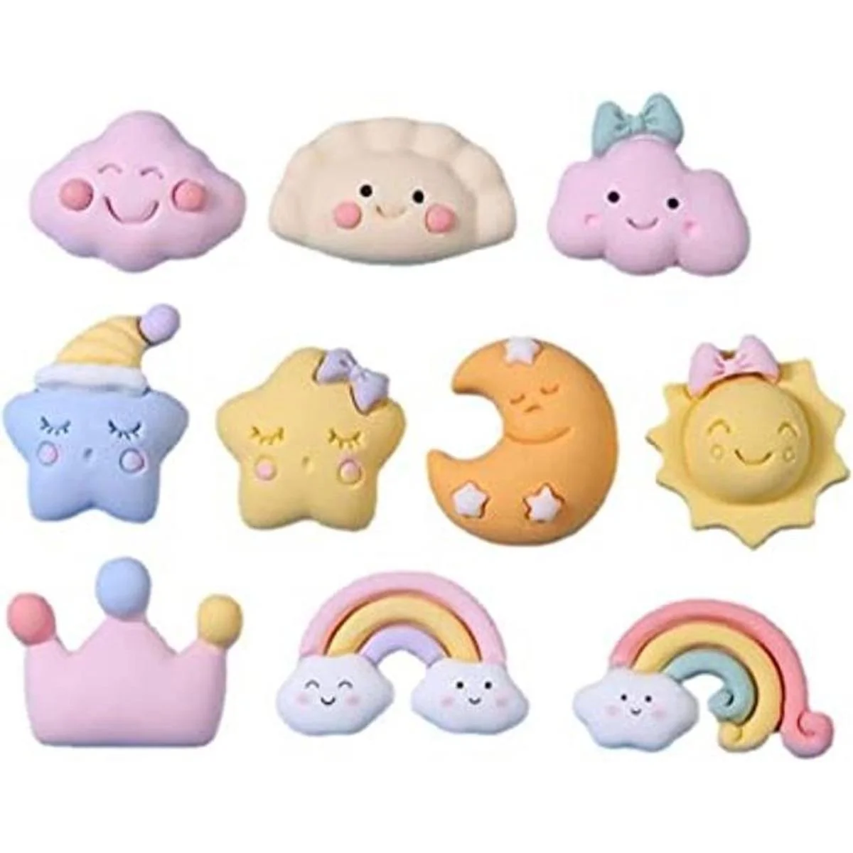 Juego de 50 dijes de limo con parte trasera plana para_1