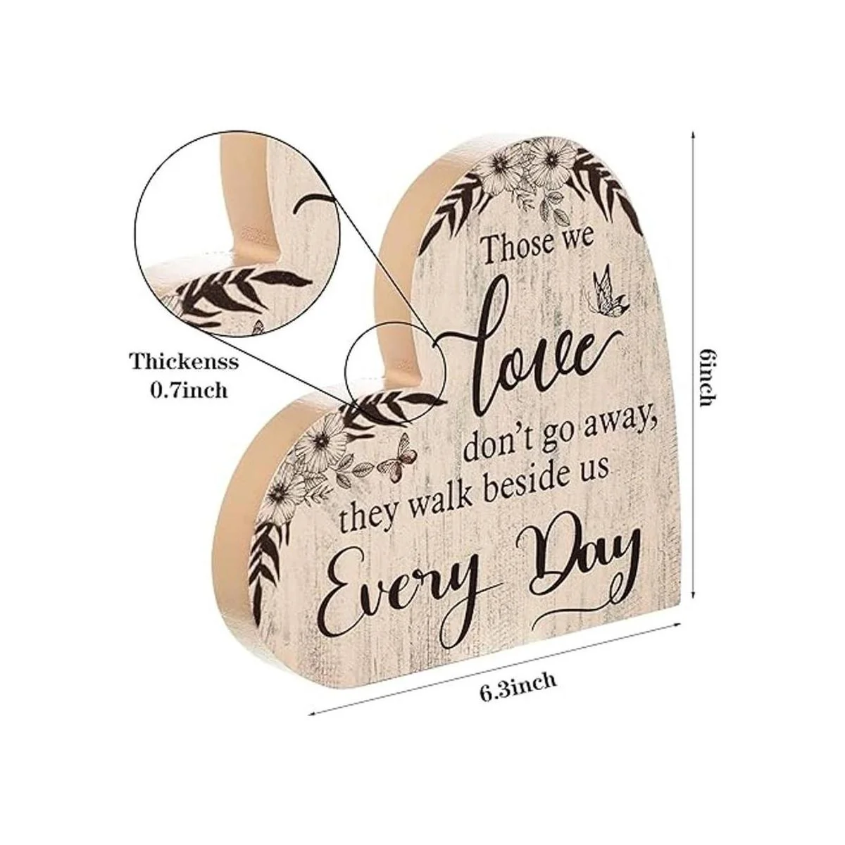 Regalo de condolencia regalo conmemorativo de corazón_2