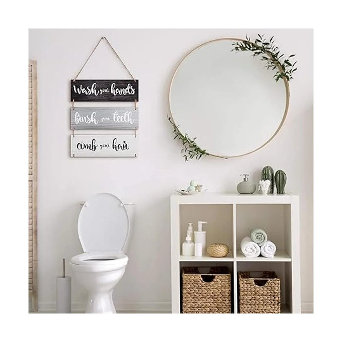 Letrero artístico de pared para colgar en la familia_4