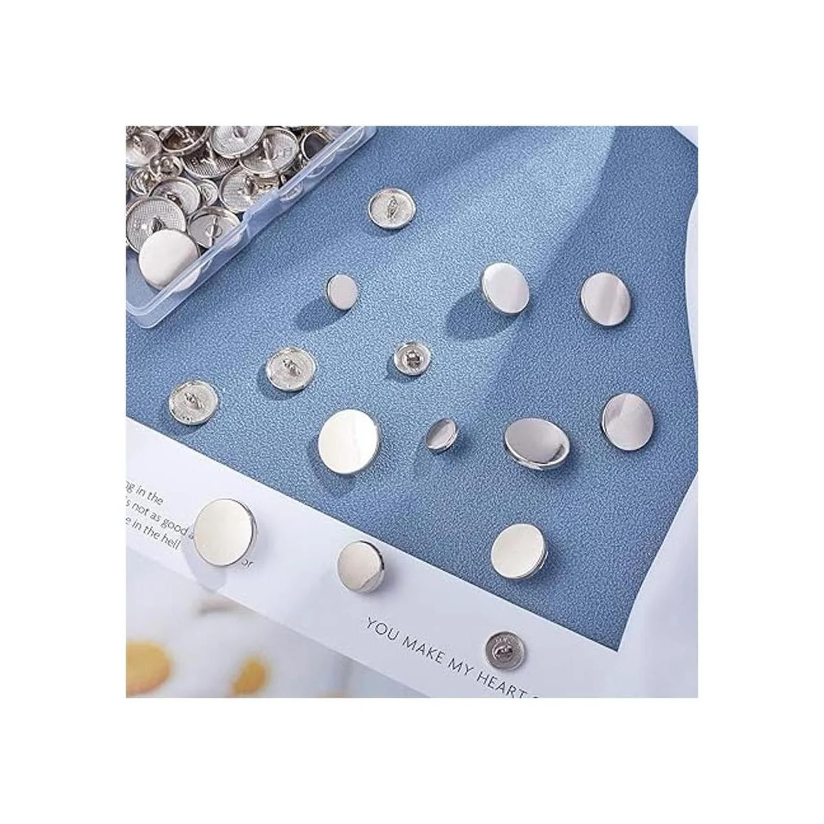 OLYCRAFT 100 botones planos de aleación de metal 5_6