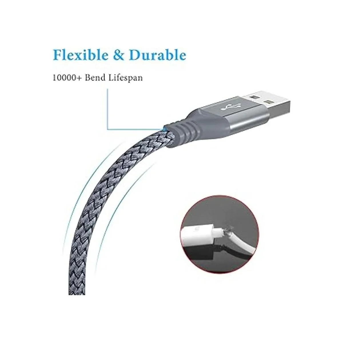 APETOO Cable de alimentación USB a CC de 5 V USB A a CC_4