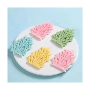 KuuGuu 5 moldes de silicona para algas de coral con forma_5