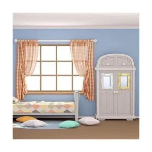 Espejo de casa de muñecas en miniatura espejo de marco_3