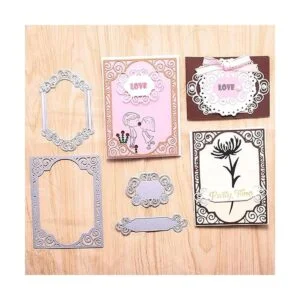 XMYXCRAFT Troqueles de metal con marco de encaje de_5