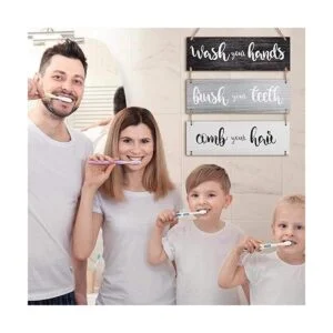 Letrero artístico de pared para colgar en la familia_6