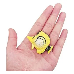 HAPTIME Juego de 12 juguetes de peces tropicales pástico_3