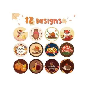 BeYumi 500 calcomanías de hola otoño calcomanías_2