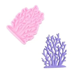 KuuGuu 5 moldes de silicona para algas de coral con forma_3