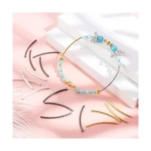 PH PandaHall 240 piezas de 4 colores curvados tubo de_6