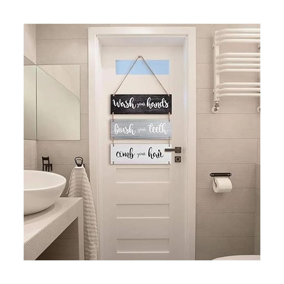 Letrero artístico de pared para colgar en la familia_5