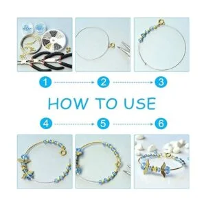 PH PandaHall 240 piezas de 4 colores curvados tubo de_5