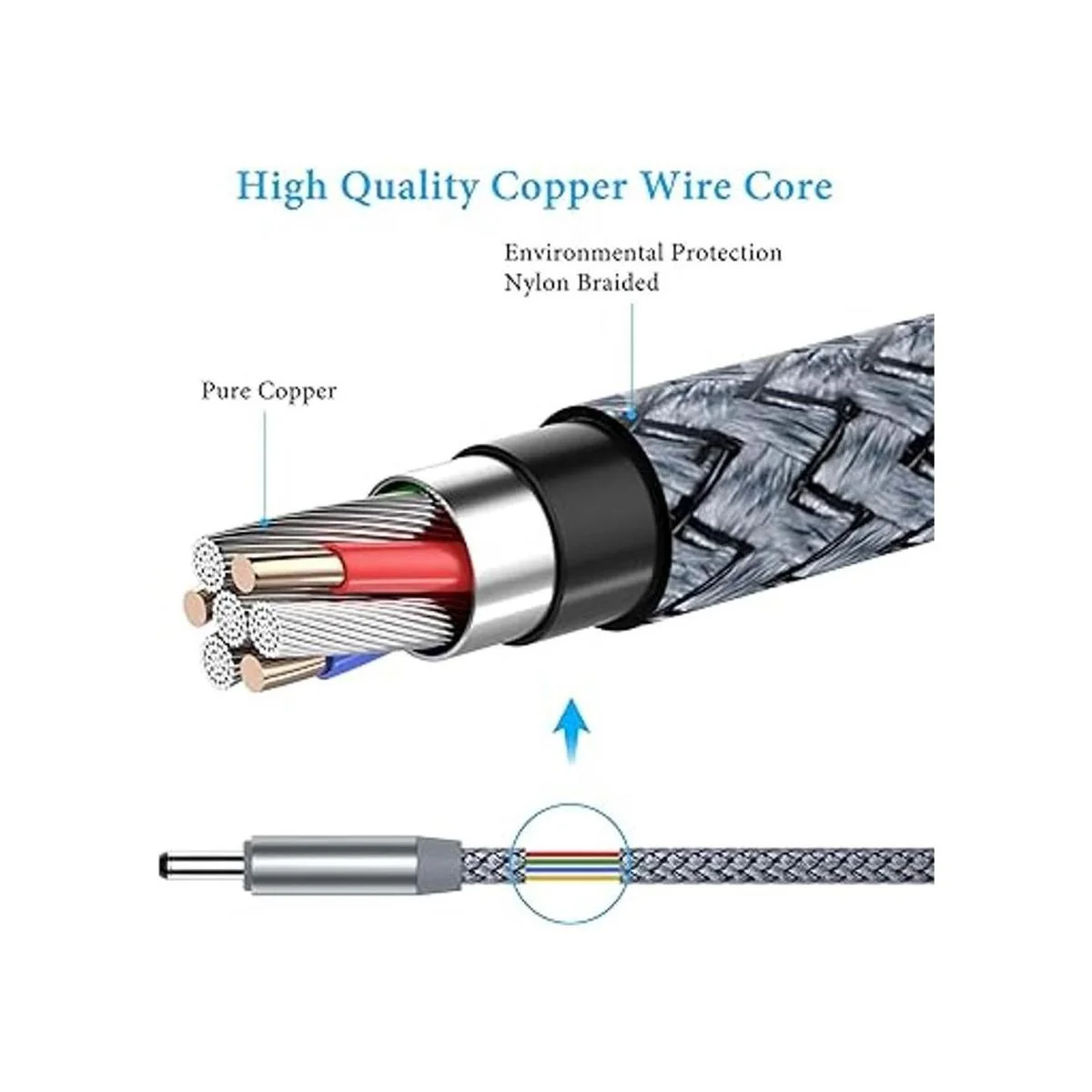 APETOO Cable de alimentación USB a CC de 5 V USB A a CC_6