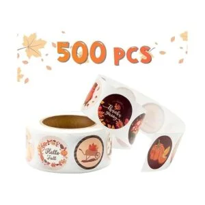 BeYumi 500 calcomanías de hola otoño calcomanías_3