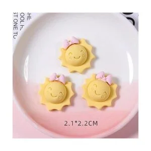 Juego de 50 dijes de limo con parte trasera plana para_4