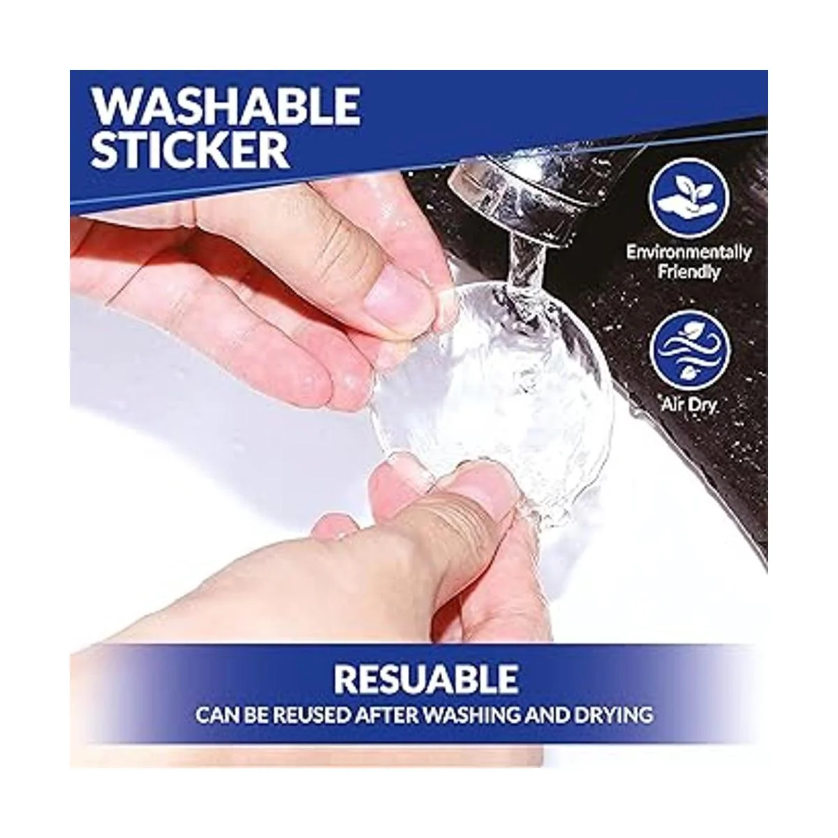 Nano Tape Sticker de 20 piezas Círculo de 1.5 pulgadas_3