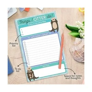 Bloc de notas de lista diaria de tareas 50 hojas de 5.5 x_2