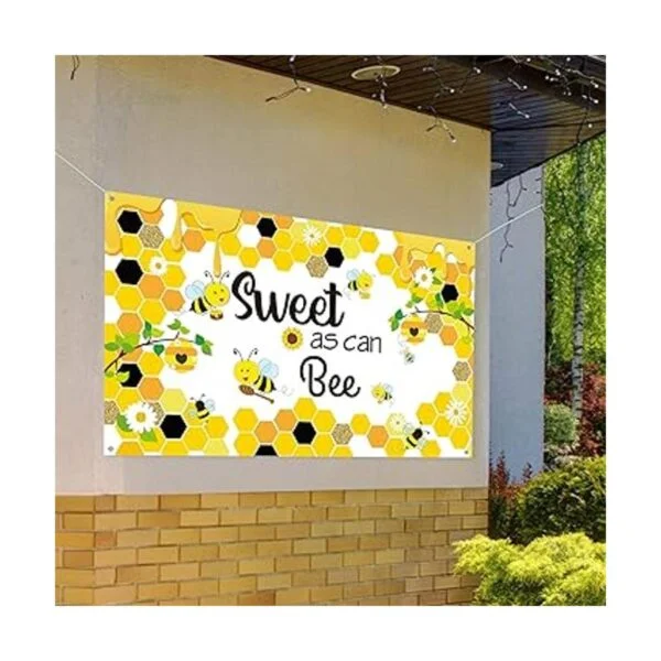Sweet as Can Bee Telón de fondo de abeja para fiesta de_7