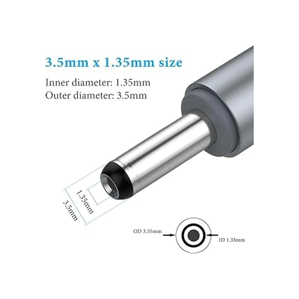 APETOO Cable de alimentación USB a CC de 5 V USB A a CC_2