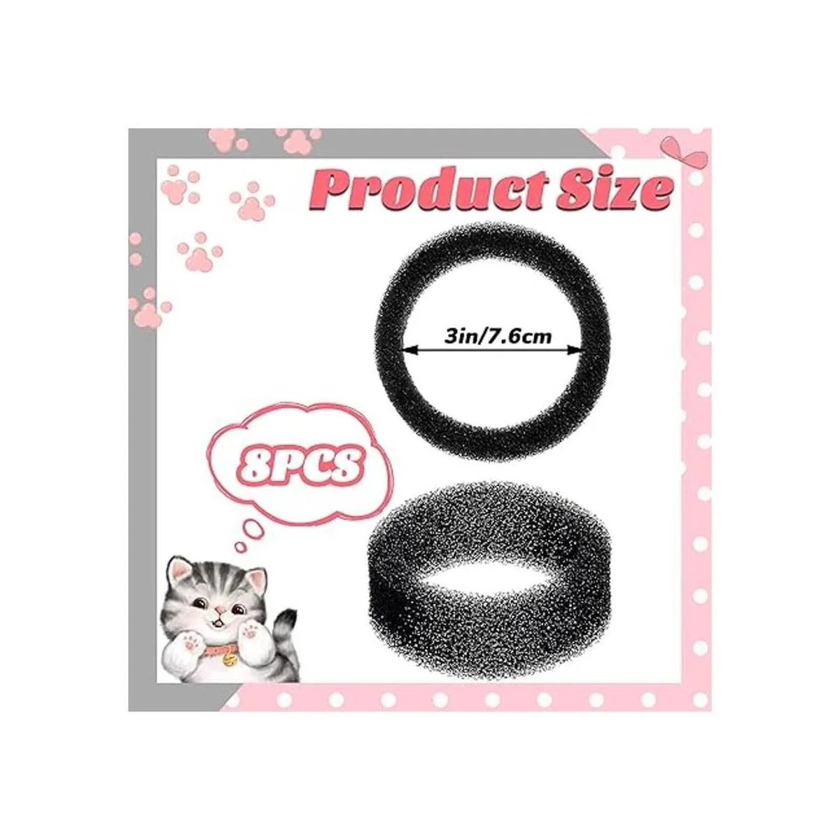 8 piezas de filtro de fuente de agua para mascotas filtro_3