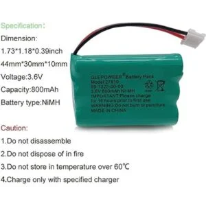 GLEPOWEER 27910 Batería inalámbrica para teléfono Vtech_3