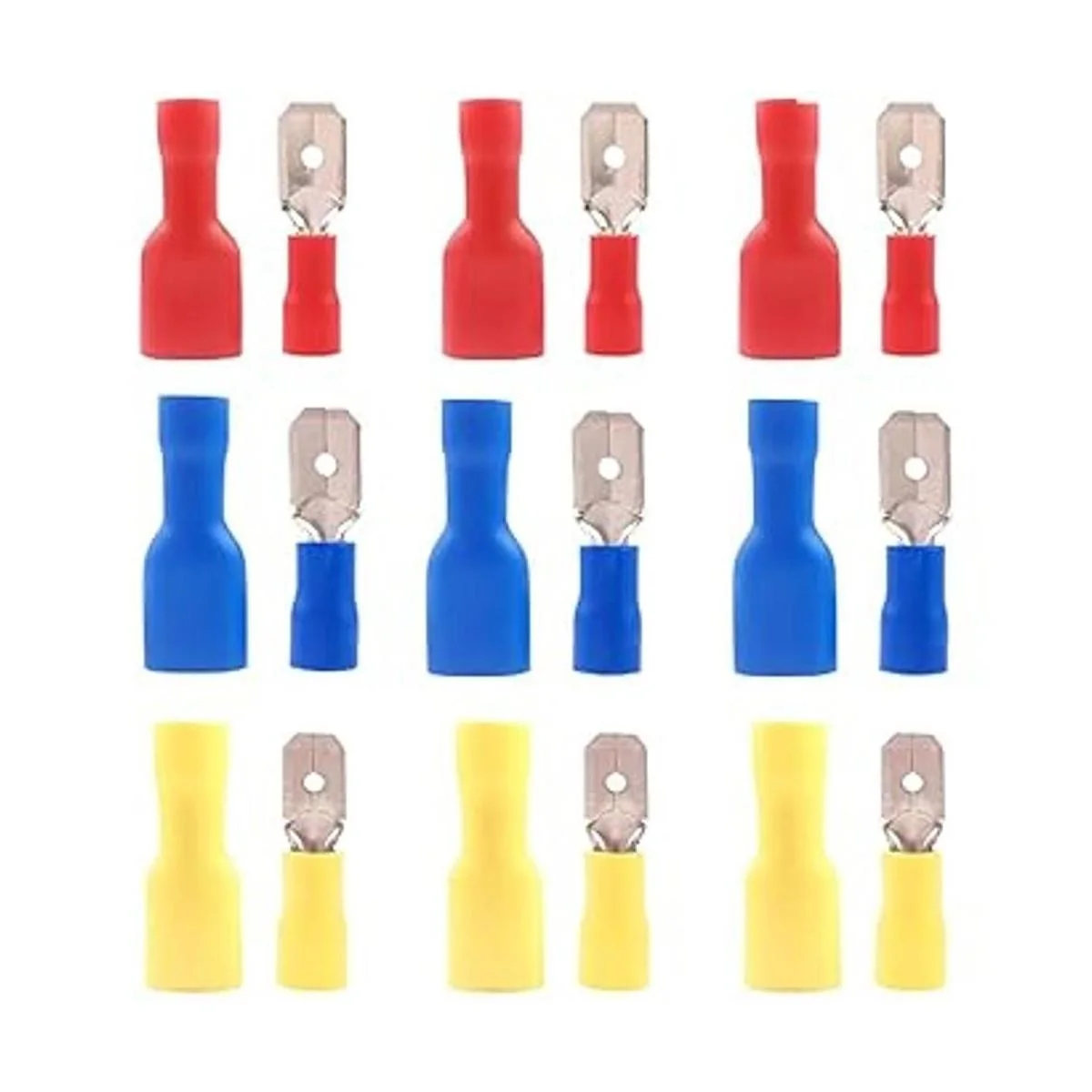 Ruidee 120PCS aislado machohembra espada conector de_3