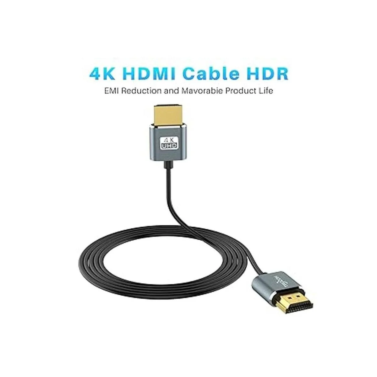 Twozoh Cable HDMI a HDMI ultrafino de 1.6 pies cable HDMI_2
