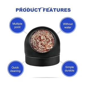 Limpiador de punta de soldador antideslizante punta de_4