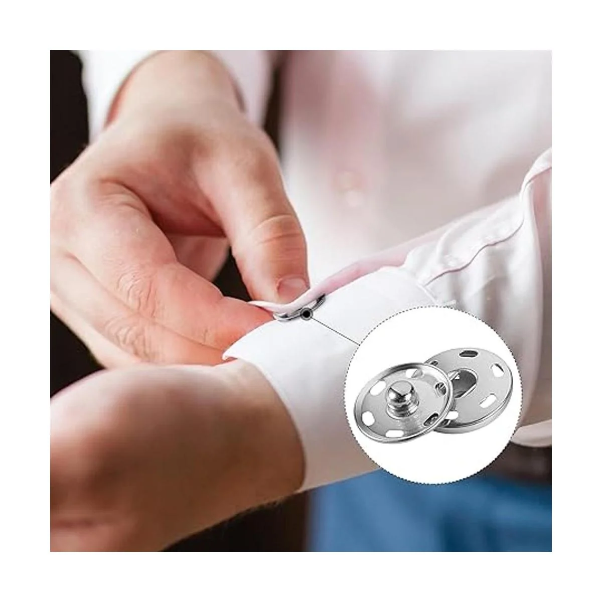 100 juegos de botones de presión de 0.748 in para coser_7