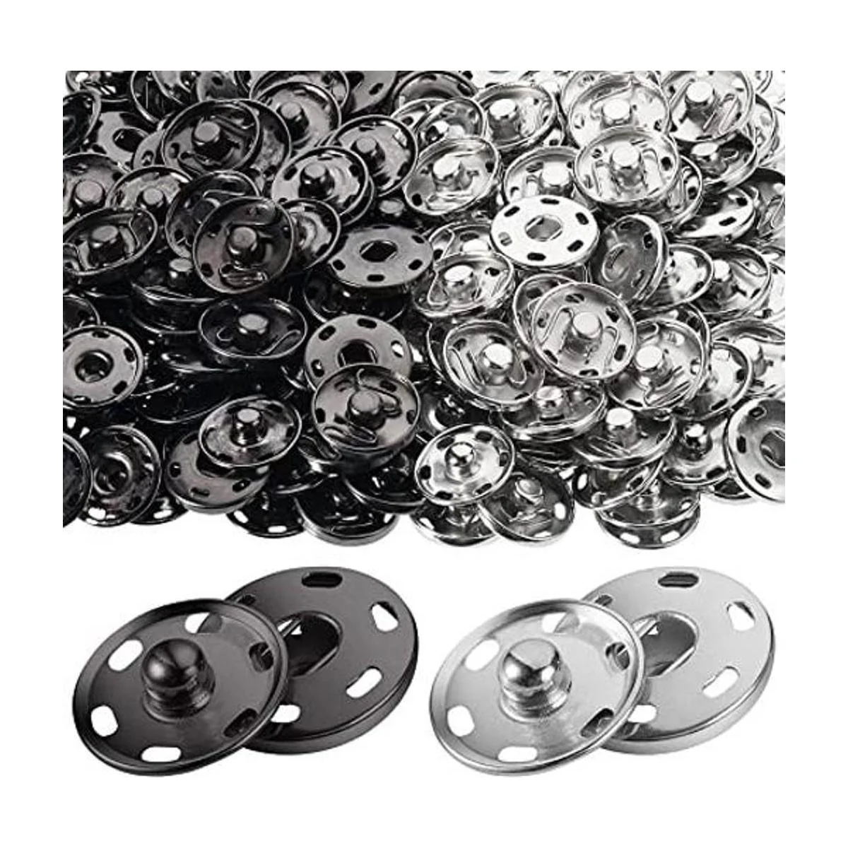 100 juegos de botones de presión de 0.748 in para coser_1