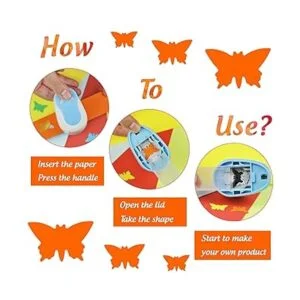 Ecohu Cortador de mariposa de 1 pulgada perforadores de_4