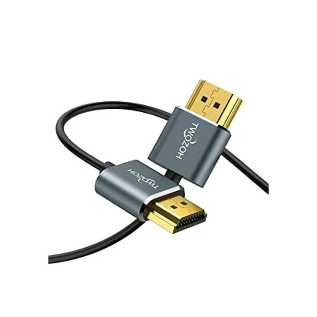 Twozoh Cable HDMI a HDMI ultrafino de 1.6 pies cable HDMI_1