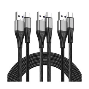 Cable USB tipo C de carga rápida paquete de 3 pies de_1