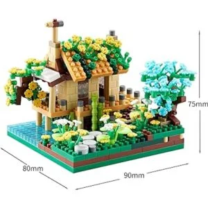 COZYMASS Juego de construcción de cabina portuaria kit de_6