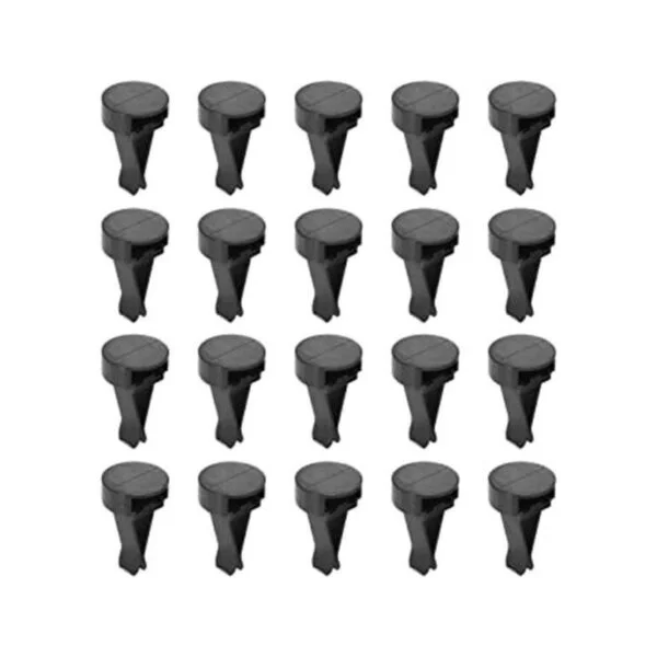 X AUTOHAUX Juego de 20 clips de ventilación de coche con_1