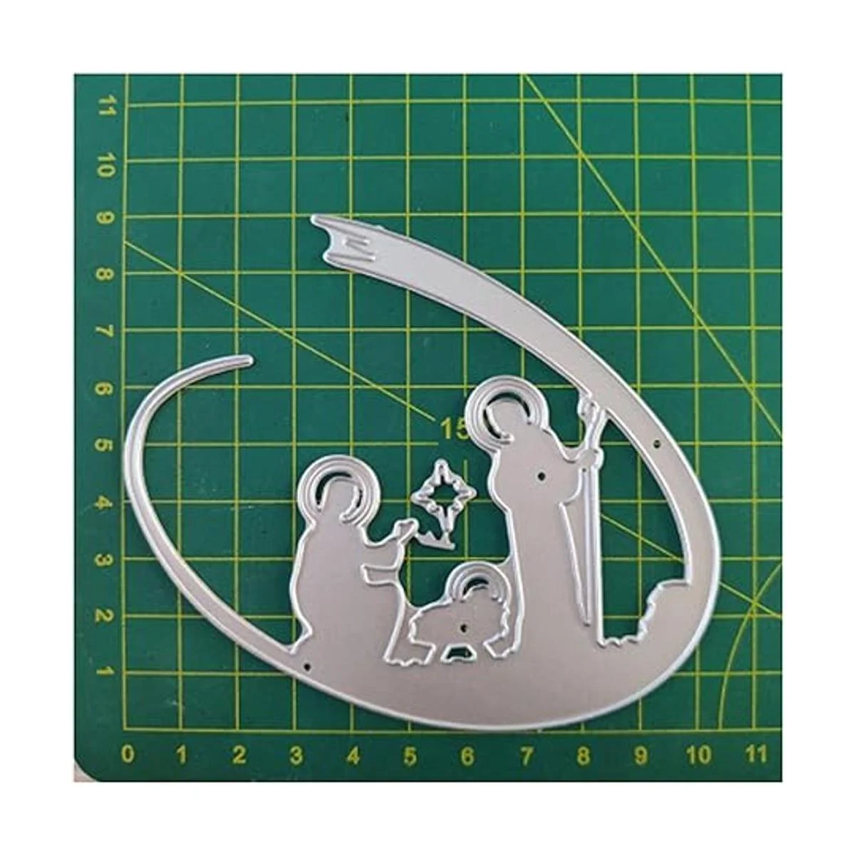 Adies Merry Christmas Families Troqueles de metal para_4