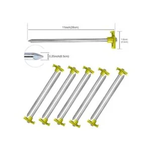 ABCCANOPY Estacas para tienda de campaña de 11 pulgadas_2