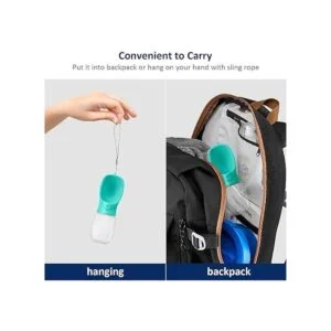 WePet Botella de agua portátil para perros 12 19 onzas_5