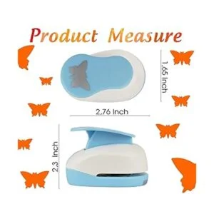 Ecohu Cortador de mariposa de 1 pulgada perforadores de_2