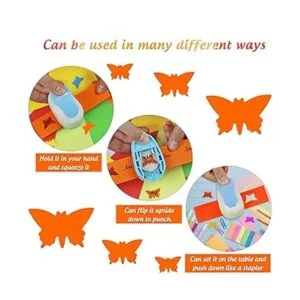 Ecohu Cortador de mariposa de 1 pulgada perforadores de_5