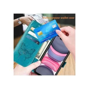 Funda tipo cartera compatible con iPhone 11 ranuras para_3