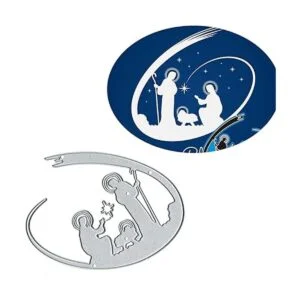 Adies Merry Christmas Families Troqueles de metal para_5