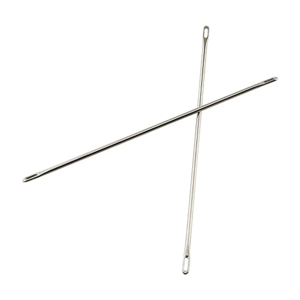 Agujas de doble ojo Tegg 2 unids 3.5 in doble ojo agujas_3