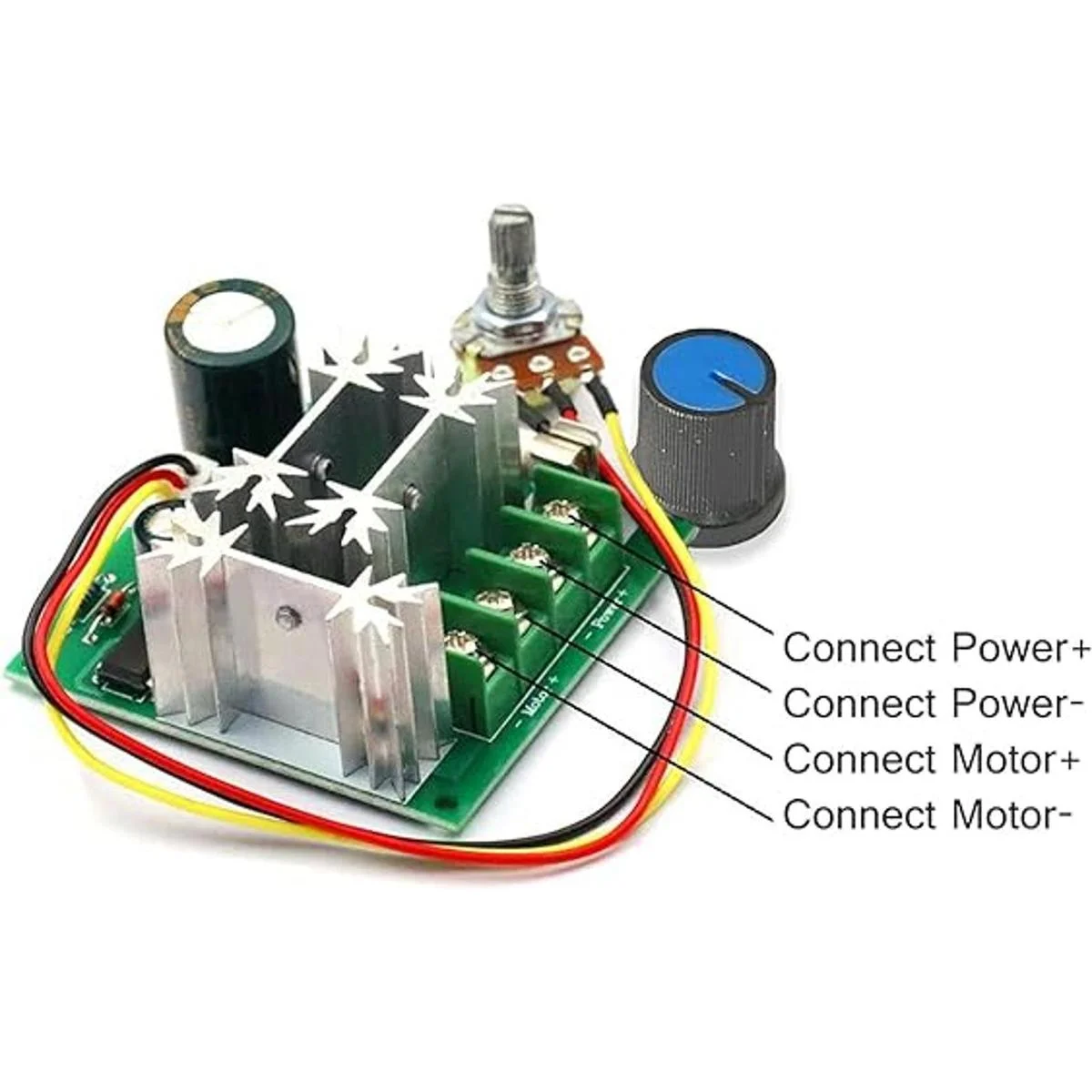 Controlador de velocidad del motor 6V90V DC Bomba de motor_3
