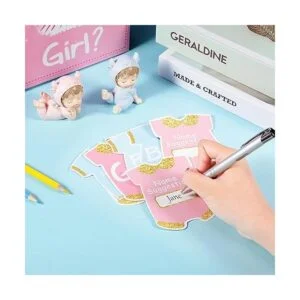 Caja de votación de revelación de género para bebés con 50_5