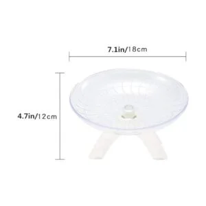 Hamster Platillo volador rueda silenciosa para hámsters_2